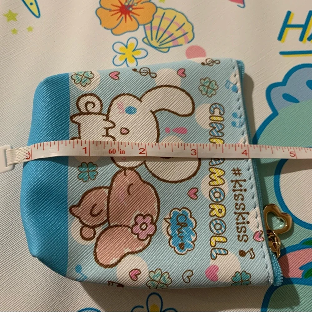 Cinnamoroll Blue Double Sided Design Zip Coin Purse